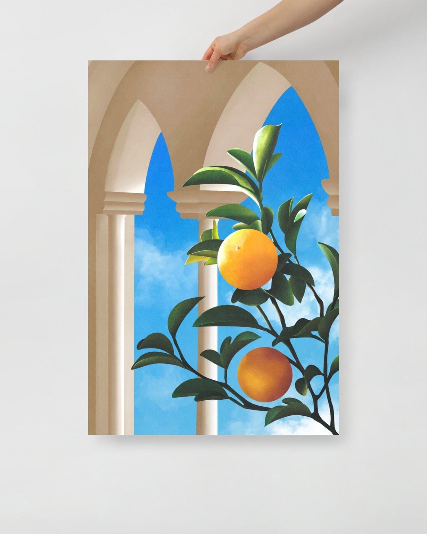 'Citrus Dreams' 61×91 cm Fine Art Print with No Frame - Spilt Art by Melbourne Artist Eryn Levey